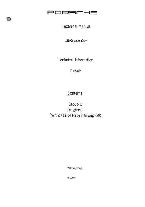 Porsche General And Parts Manual Guide