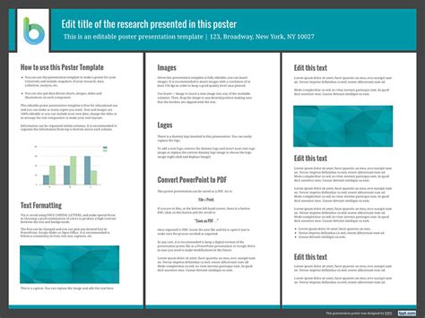 Poster Presentation Templates