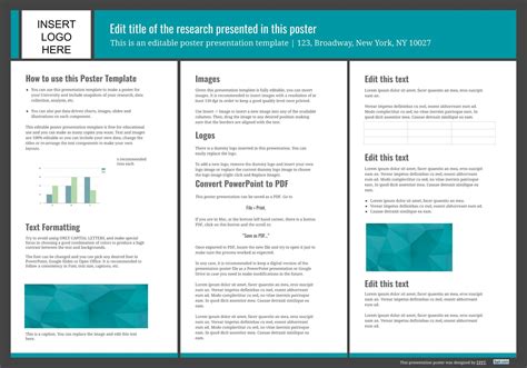 Poster Template Google Slides