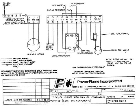 Power Flame Wiring Diagram