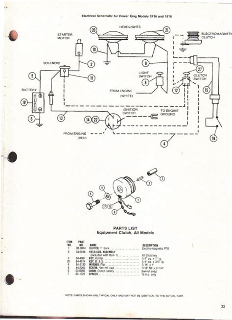 Power King Wiring Diagram