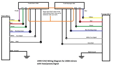 Power Mirror Wiring Schematic 7 Pin