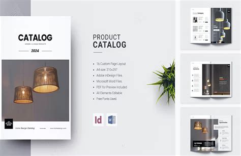 Power Point Template For Catalog With Links