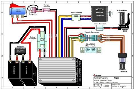 Power Scooter Wiring Diagram