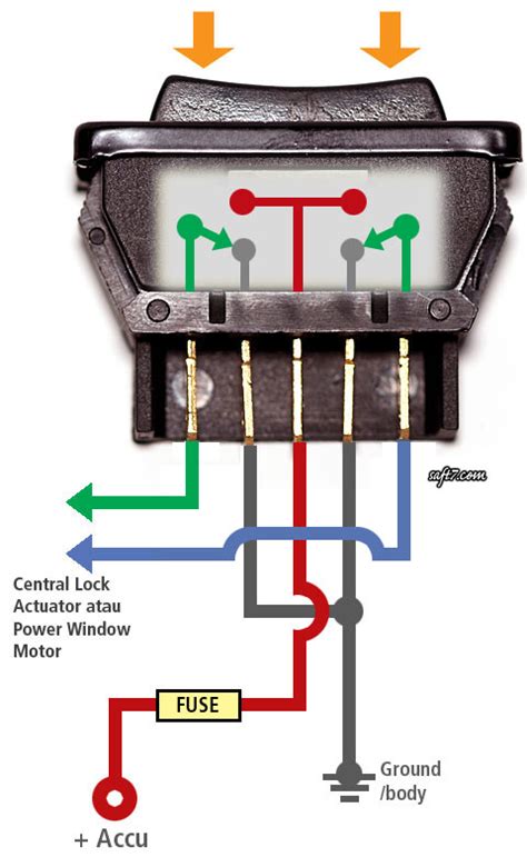 Power Window Switch Wiring Connection