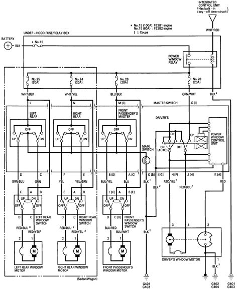 Power Window Wiring Diagram Honda Civic