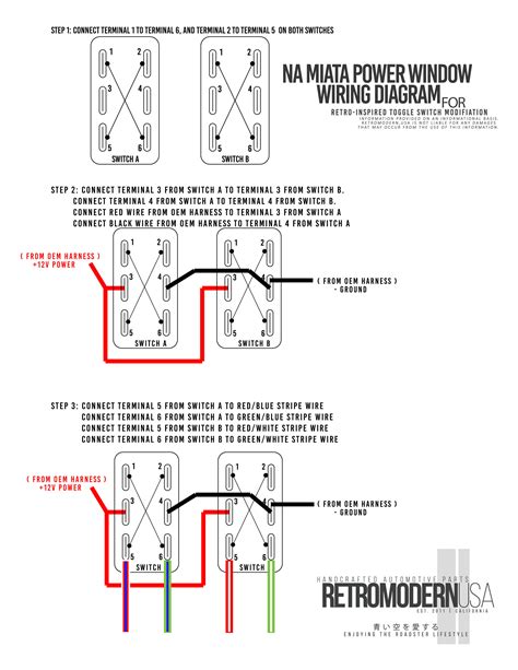 Power Window Wiring Schematic