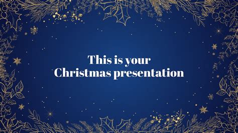 Powerpoint Christmas Template Free