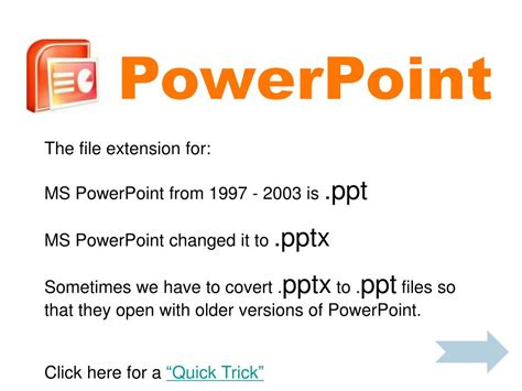 Powerpoint Template File Extension