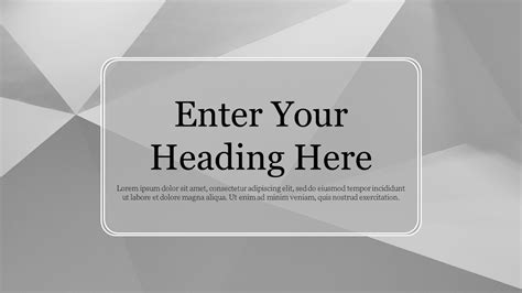Powerpoint Templates Grey