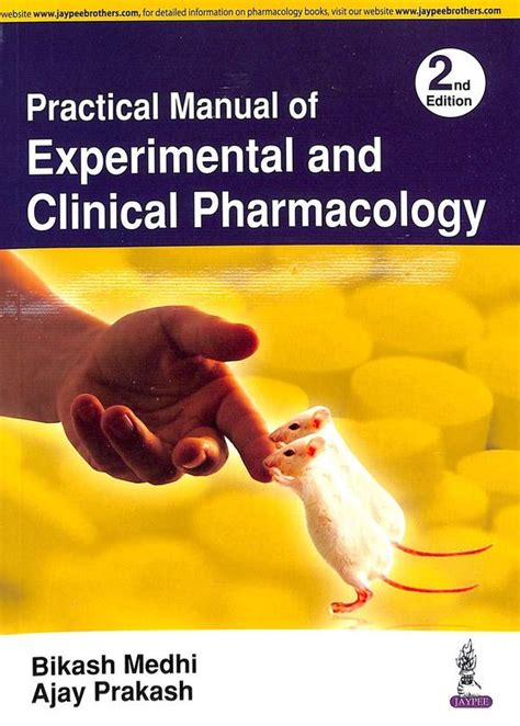 Practical Manual Of Experimental And Clinical Pharmacology