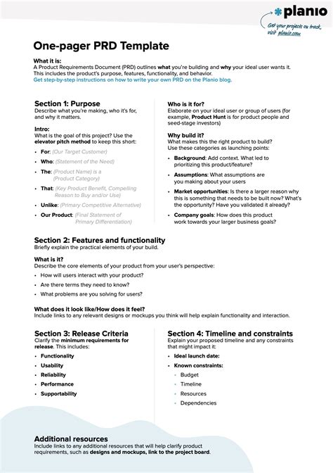 Prd Document Template
