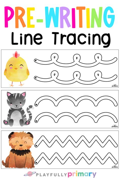 Preschool Pre Writing Printables