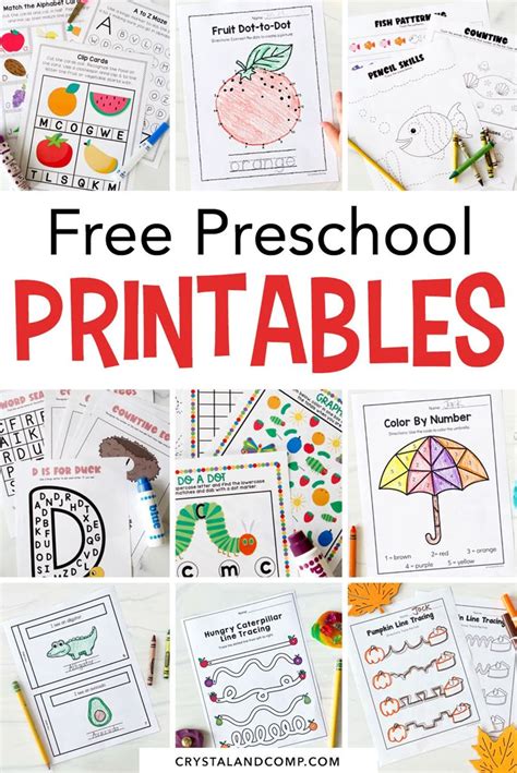 Preschool Printable Activities