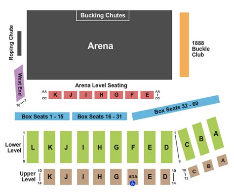 Prescott Rodeo Seating Chart
