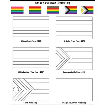 Pride Flag Template