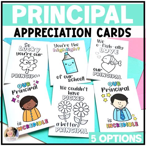 Principal Appreciation Cards Template