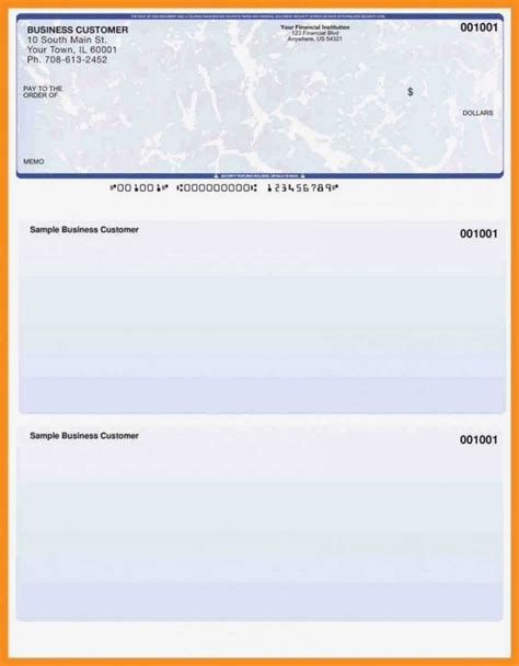 Print Checks Template