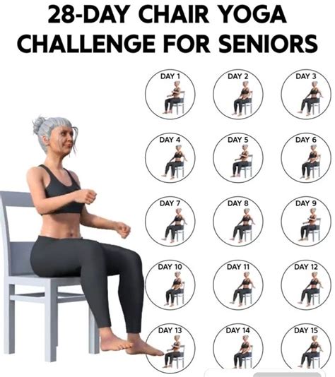 Printable 28 Day Chair Yoga