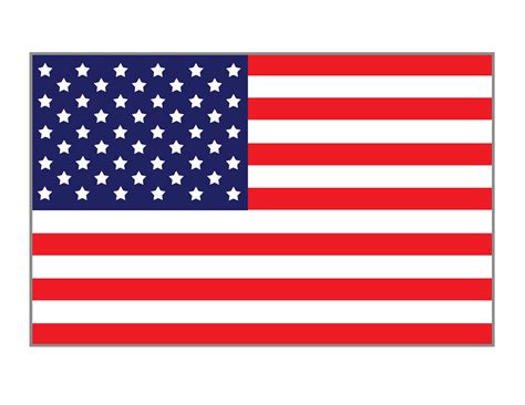 Printable American Flag Clipart