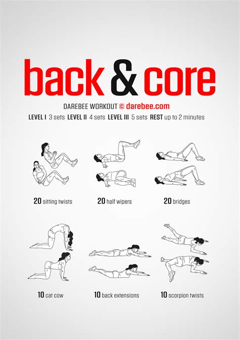 Printable Back Strengthening Exercises