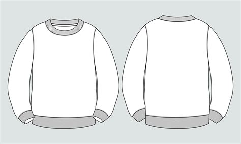 Printable Blank Sweater Template