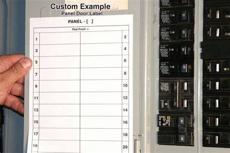 Printable Breaker Box Labels