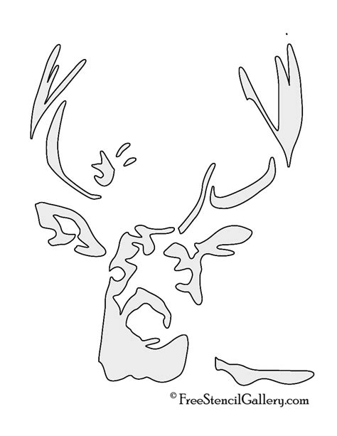 Printable Buck Stencil