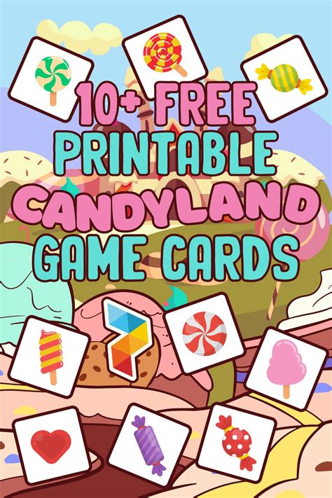 Printable Candyland Cards