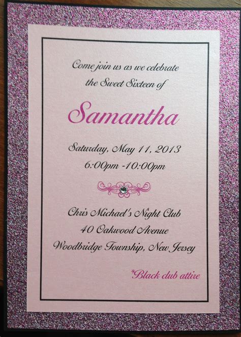 Printable Card Stock Invitations