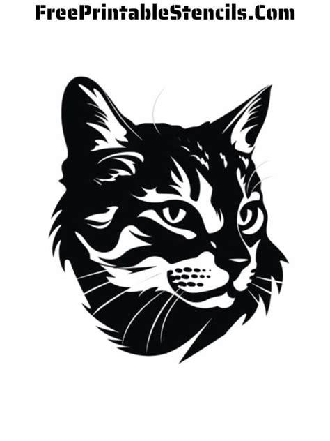 Printable Cat Stencils