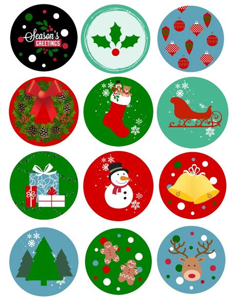 Printable Christmas Sticker