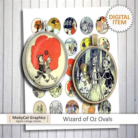 Printable Circular 2 Inch Wizard Of Oz Images