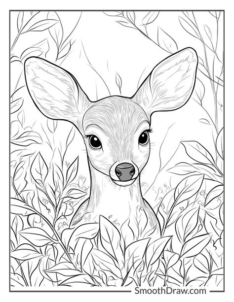 Printable Coloring Pages Deer
