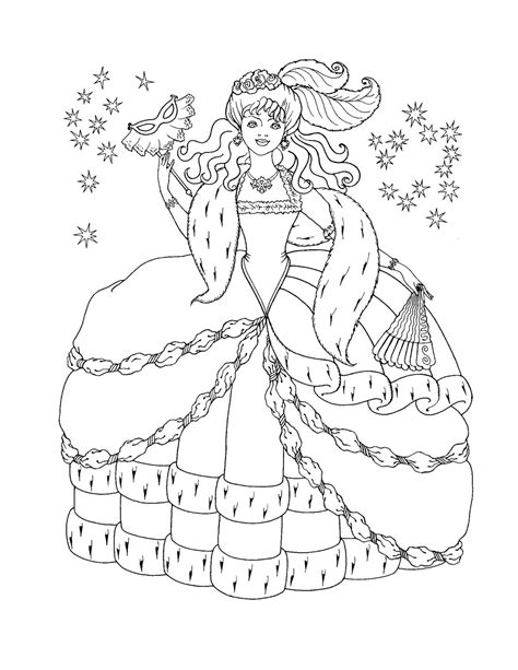Printable Coloring Pages Disney Princess