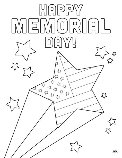 Printable Coloring Pages Memorial Day