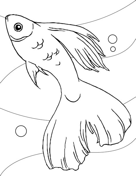 Printable Coloring Pages Of Fish