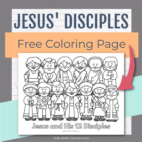 Printable Coloring Pages Of Jesus And His Disciples