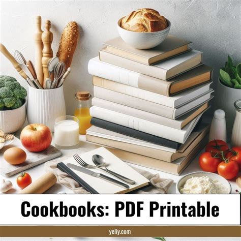 Printable Cookbooks