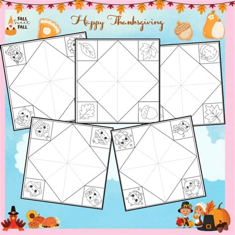 Printable Cootie Catcher Template