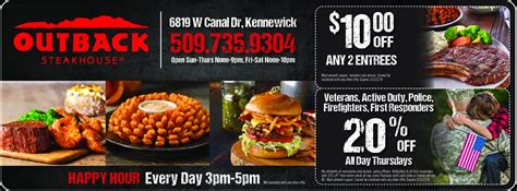 Printable Coupons For Outback Steakhouse Restaurant