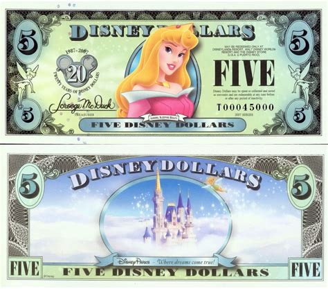Printable Disney Money