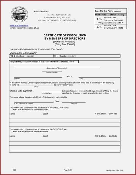 Printable Divorce Papers Ohio