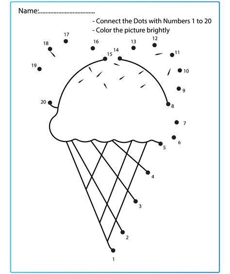 Printable Dot To Dot Sheets