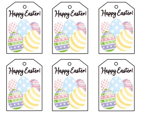 Printable Easter Gift Tags Free