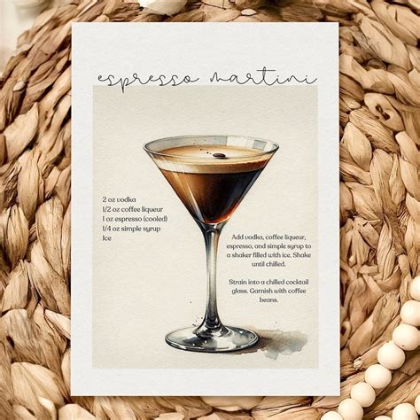 Printable Espresso Martini Recipe