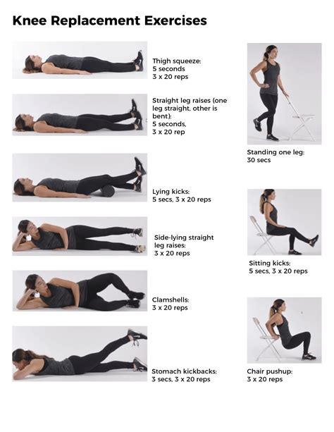 Printable Exercises Before Knee Replacement
