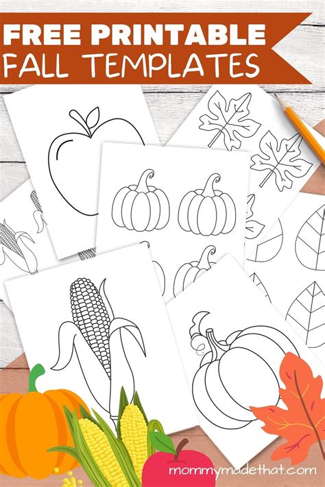 Printable Fall Craft Templates