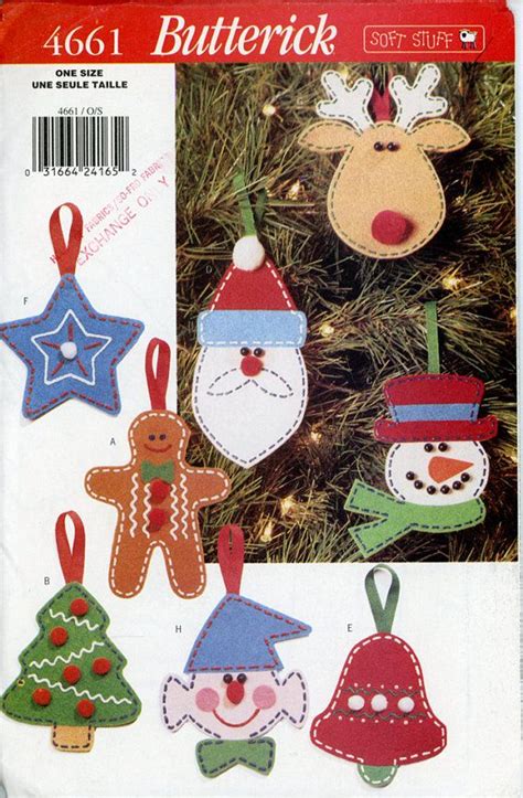 Printable Felt Ornament Patterns