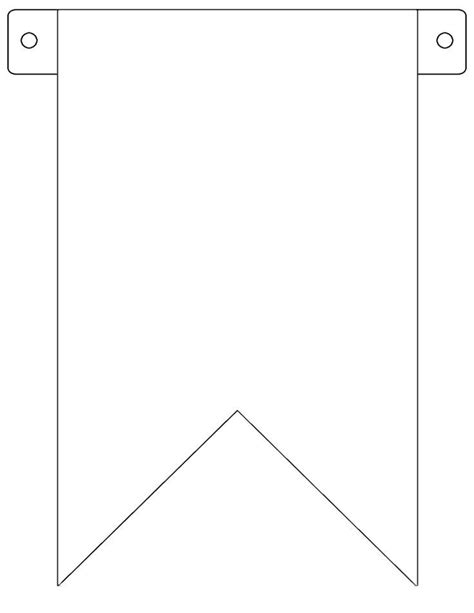 Printable Flag Banner Template